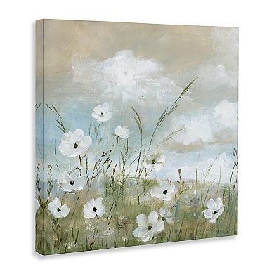 Stupell Home Decor Clouds Beyond Meadow Canvas Wall Art