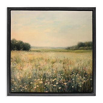 Stupell Home Decor Warm Wildflower Landscape Canvas Wall Art