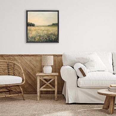 Stupell Home Decor Warm Wildflower Landscape Canvas Wall Art