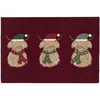 St. Nicholas Square® Highland Cows Rug