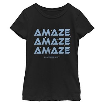 Girls 6-16 Project Hail Mary Triple Amaze Graphic Tee