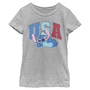 Girls 7-16 Disney's Stitch USA Sunglasses Graphic Tee
