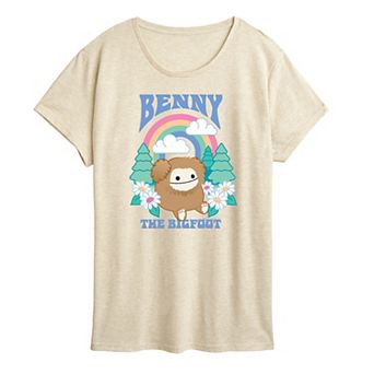 Women's Squishmallows Benny The Bigfoot Graphic Tee