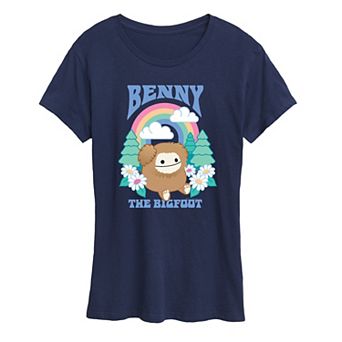Women's Squishmallows Benny The Bigfoot Graphic Tee