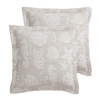 Levtex Home Seaside Charm 2 pc Euro Shams