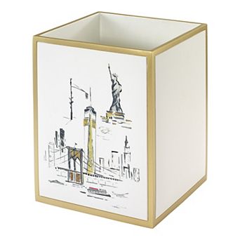 Nicole Miller City Girl Decorative Wastebasket