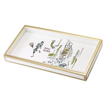 Nicole Miller City Girl Decorative Vanity Tray
