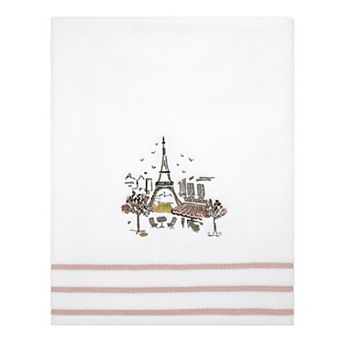 Nicole Miller City Girl Embroidered Bath Towel