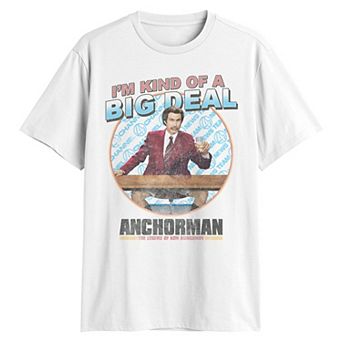 Men's Anchorman I'm Kind Of A Big Deal Graphic Tee
