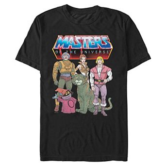 Men's Masters Of The Universe Heros Group Graphic Tee