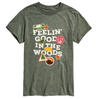 Men's Feelin' Good In The Woods Graphic Tee