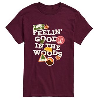 Men's Feelin' Good In The Woods Graphic Tee