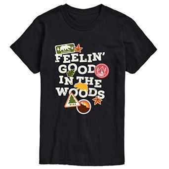 Big & Tall Feelin' Good In The Woods Graphic Tee