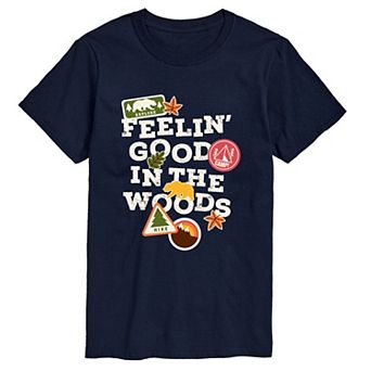 Big & Tall Feelin' Good In The Woods Graphic Tee