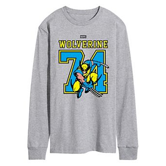 Men's Marvel Wolverine '74 Long Sleeve Graphic Tee