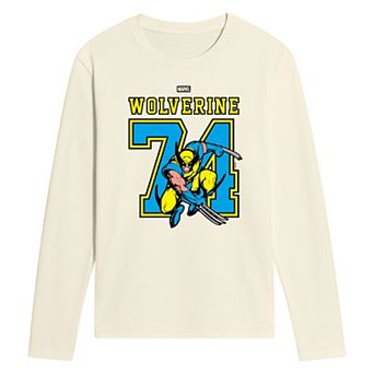 Men's Marvel Wolverine '74 Long Sleeve Graphic Tee