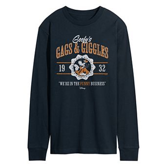 Men's Disney's Goofy's Gags & Giggles Long Sleeve Graphic Tee