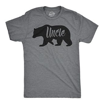 Mens Uncle Bear T Shirt Funny Shirt for Men Gift for Amazing Brother Graphic