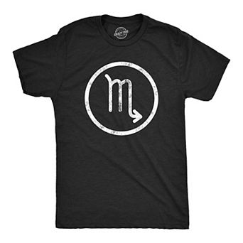 Mens Zodiac Scorpio T Shirt Astrology Gift Horoscope Birthday Star Sign