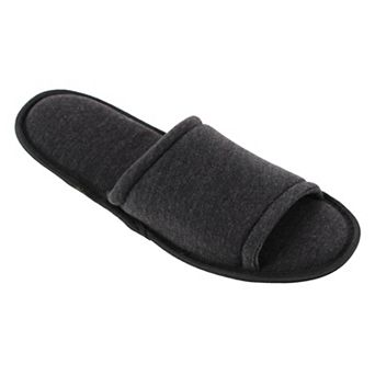 CTM Men's Open Toe Slide House Slippers