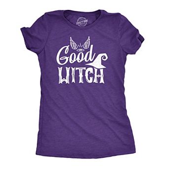 Womens Good Witch T Shirt Funny Halloween Movie Tee for Ladies