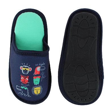CTM Boy's Animal Assorted Slippers
