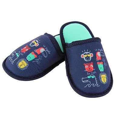 CTM Boy's Animal Assorted Slippers