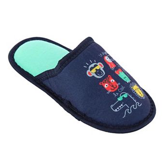 CTM Boy's Animal Assorted Slippers