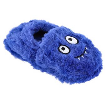 CTM Toddler's Monster Fuzzy Assorted Slippers