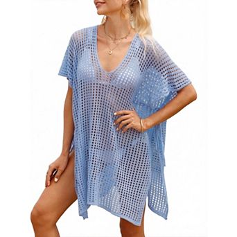 Women's Hollow Out Side Tie Adjustable Cover Up