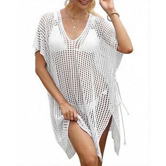 Women's Hollow Out Side Tie Adjustable Cover Up