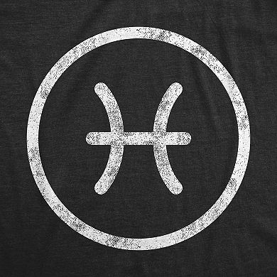 Mens Zodiac Pisces T Shirt Cool Astrology Gift Horoscope Birthday Star Sign