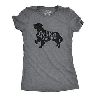 Womens Golden Mom T Shirt Cute Dog Lover Retriever Tee