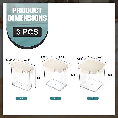 Sorbus Airtight Food Storage Container for Pantry, Rice, Pasta, Cereal and Snacks