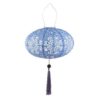 Soji Stella - Tassel Oval Solar Lantern