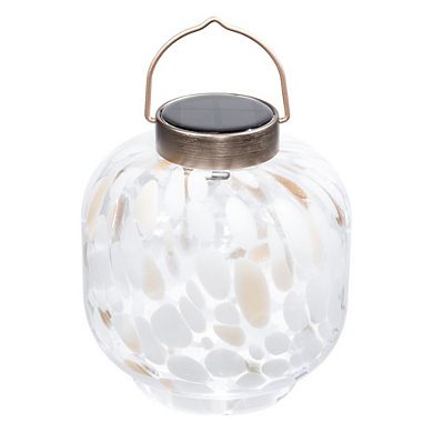 Cabin Solar Lantern Handblown Glass