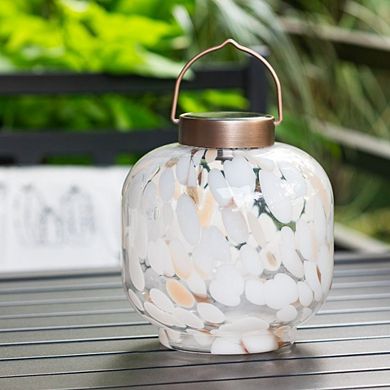 Cabin Solar Lantern Handblown Glass