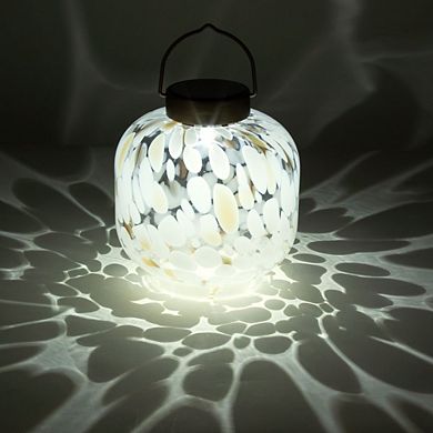 Cabin Solar Lantern Handblown Glass