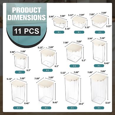 Sorbus Airtight Food Storage Container for Pantry, Rice, Pasta, Cereal and Snacks