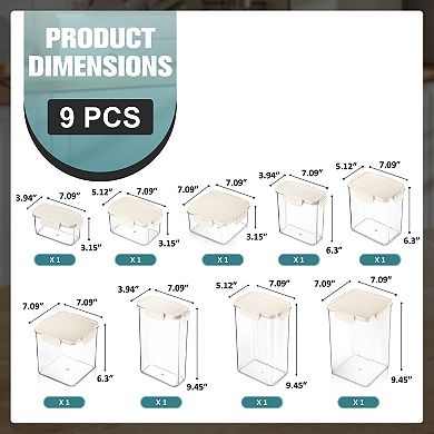 Sorbus Airtight Food Storage Container for Pantry, Rice, Pasta, Cereal and Snacks