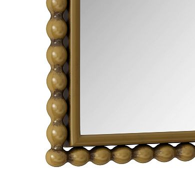 Vintage Iron Art Arch Mirror 23.62x35.43in, Gold