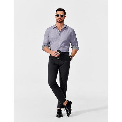 COOFANDY Mens Shirt Business Dress Shirt Regular Fit Casual Button Down Shirt Wrinkle Free