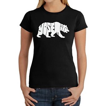 Yosemite Bear - Women's Word Art T-Shirt