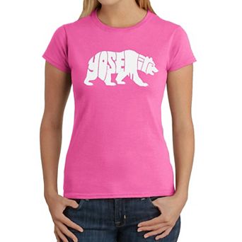 Yosemite Bear - Women's Word Art T-Shirt