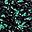 Black With Green Speck