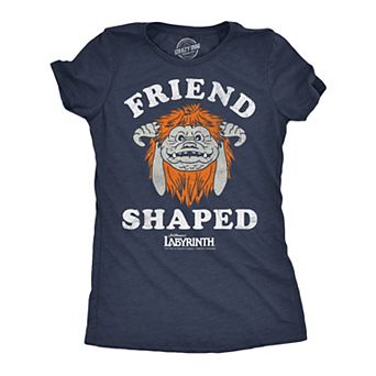 Womens Funny T Shirts Friend Shaped Ludo Jim Henson's Labyrinth Movie Tee For Ladies