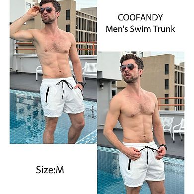 COOFANDY Men' Swim Trunk Quick Dry Swimwear Mesh Lining Bathing Suit Swimsuit Board Beach Sport