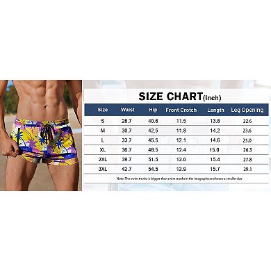 COOFANDY Men' Swim Trunk Quick Dry Swimwear Mesh Lining Bathing Suit Swimsuit Board Beach Sport