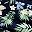 Blue Floral Print