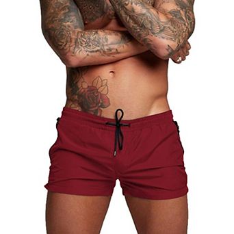 COOFANDY Men' Swim Trunk Quick Dry Swimwear Mesh Lining Bathing Suit Swimsuit Board Beach Sport